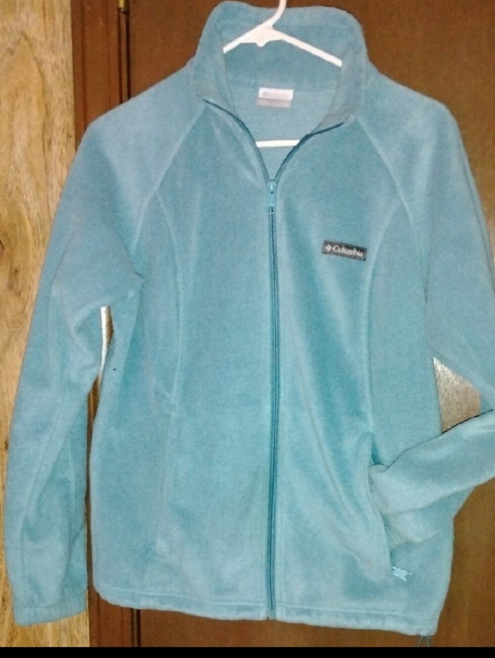 Columbia Teal Zip-Up Fleece Jacket